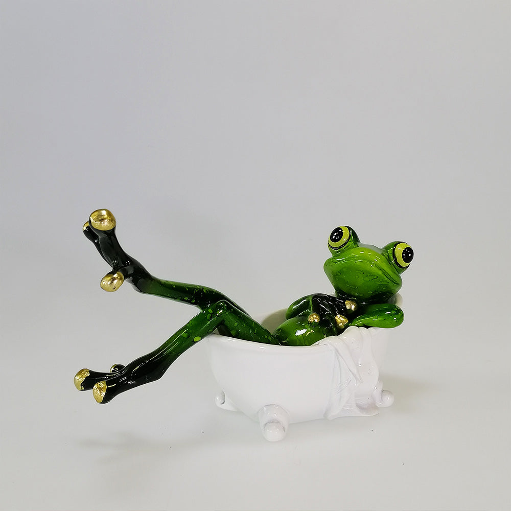 Bathing Frog - Figurine