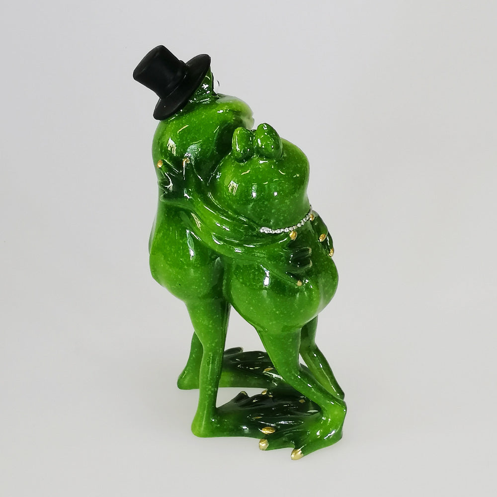 Cuddling Frogs - Figurine