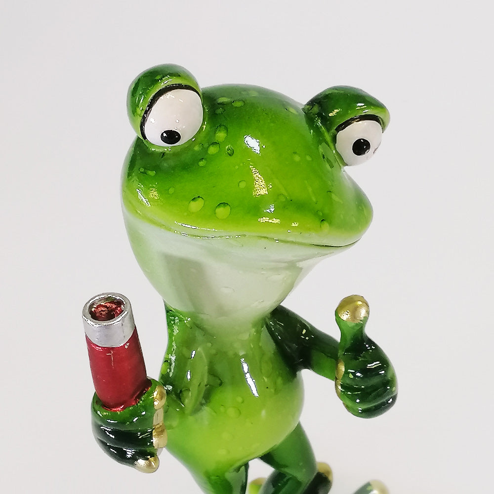 Wine' Frog - Figurine