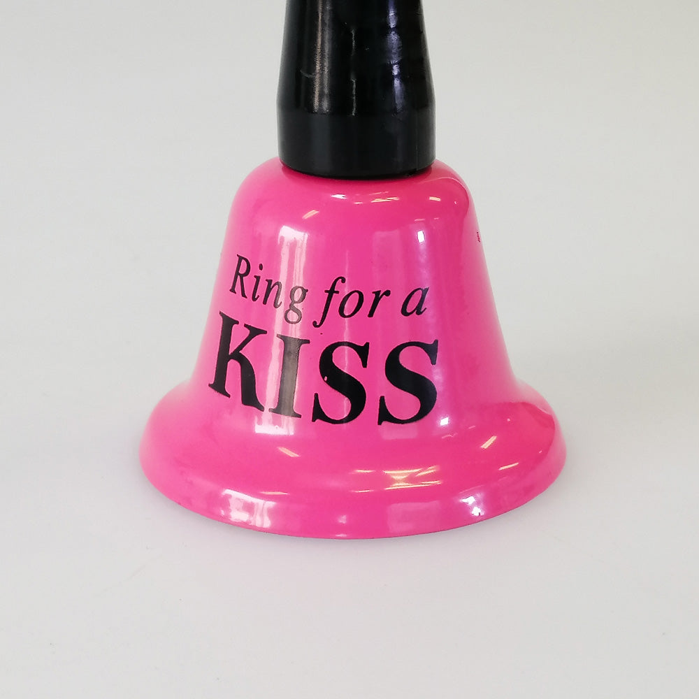 Ring For A Kiss' Bell - Pink 5.2x12cm