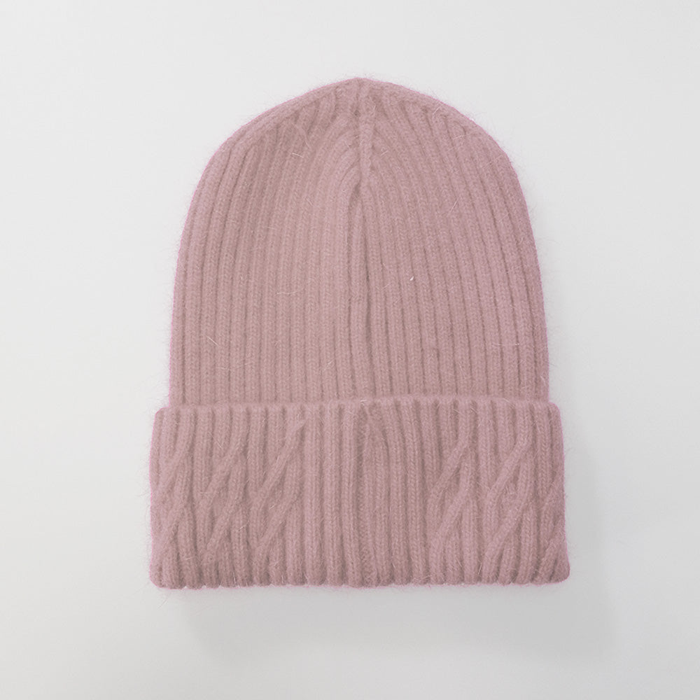 Angora Text Beanies