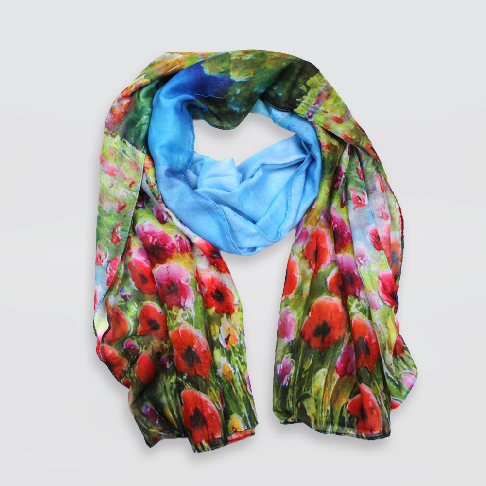 Poppy Field Scarf