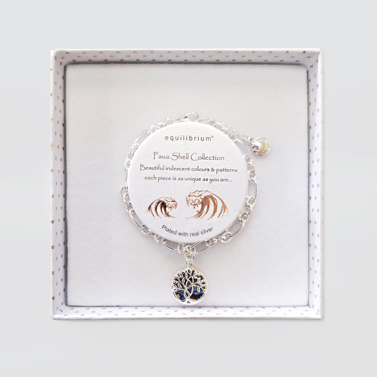 Paua Bracelet - 'Tree Of Life'