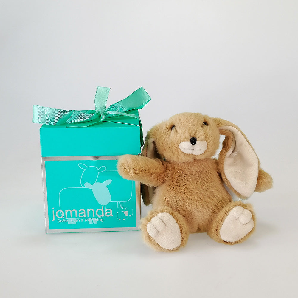 Mini Snuggly Bunny - Brown 14cm