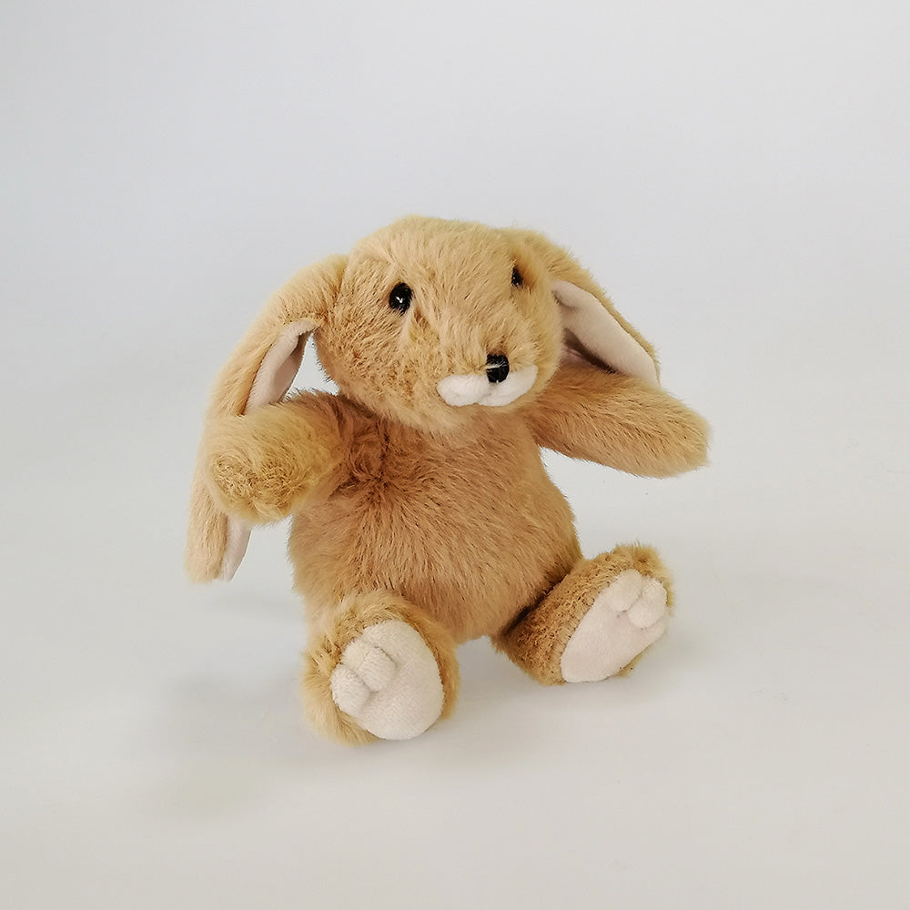 Mini Snuggly Bunny - Brown 14cm