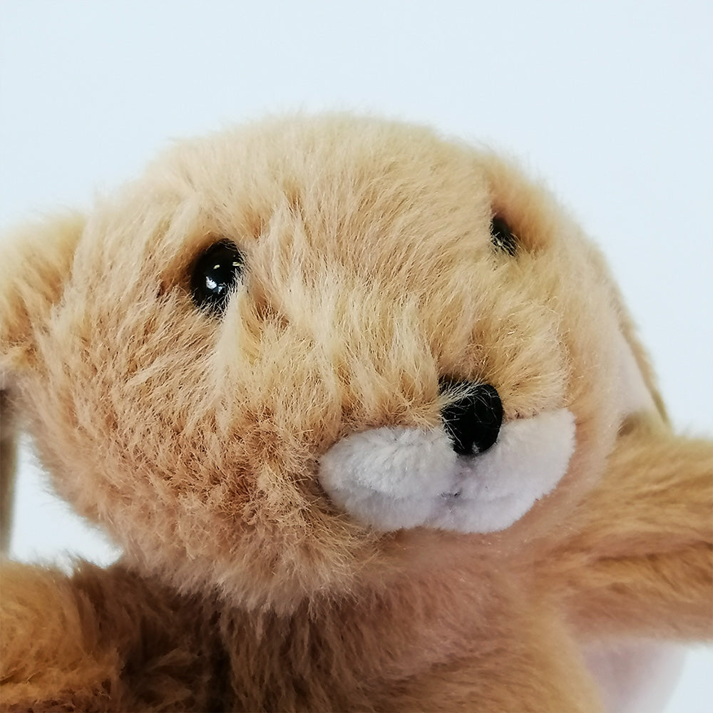 Small Snuggly Bunny - Brown 18cm