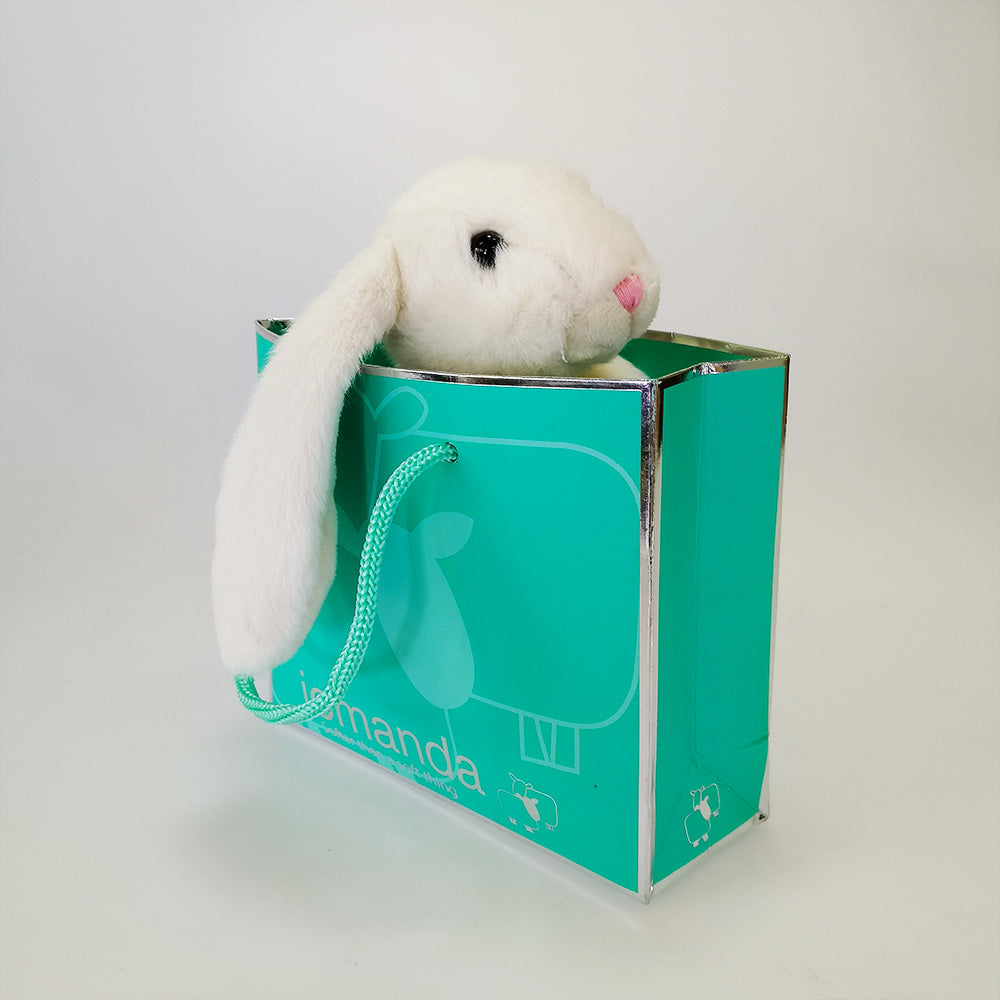 Small Snuggly Bunny - White 18cm