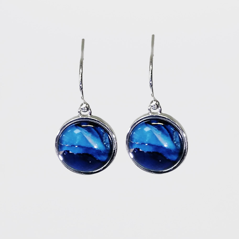 Lilly & Mae - Silver  Plated Earrings - Blue