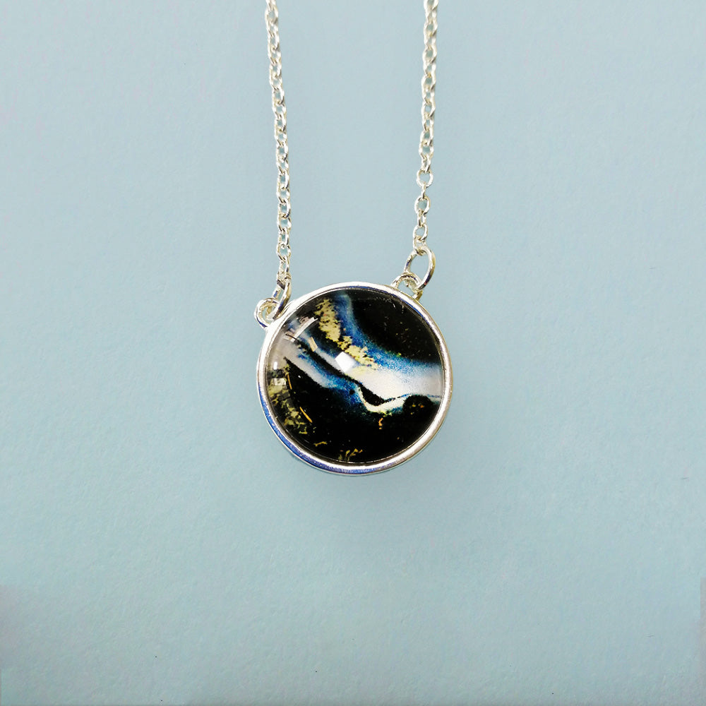 Lilly & Mae - Silver Plated Necklace - Black