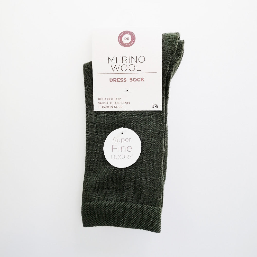 DS Merino Wool Dress Socks - Cushion Soles