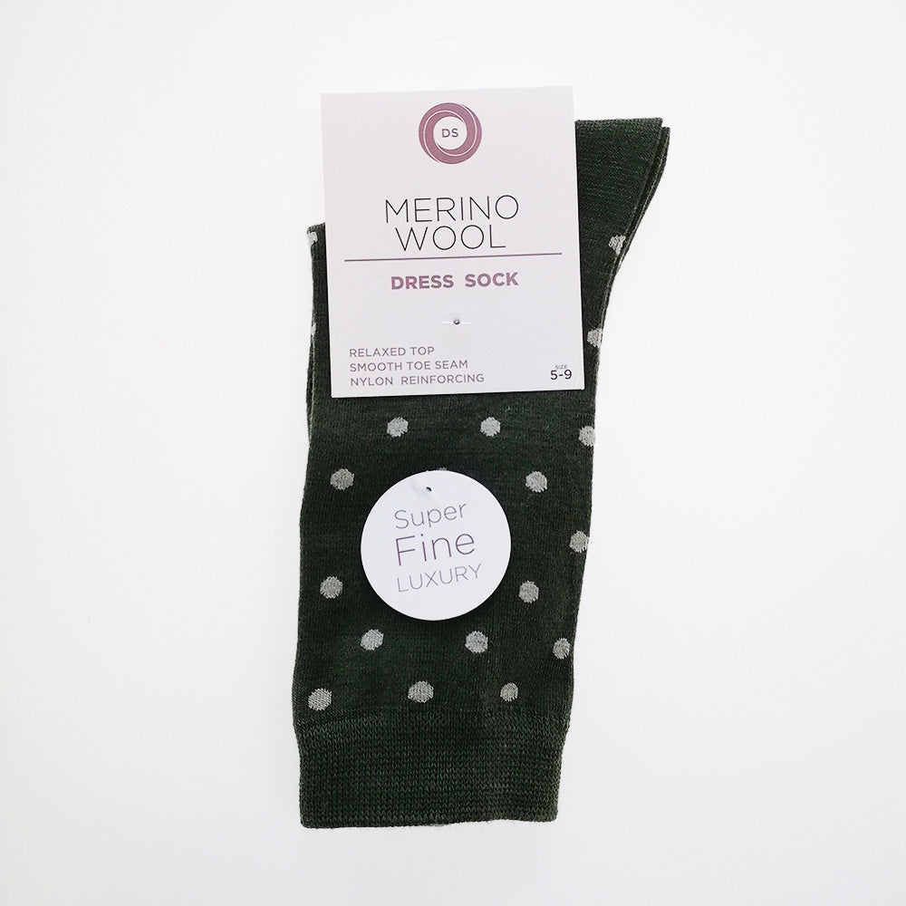 DS Merino Wool Dress Socks - Spots