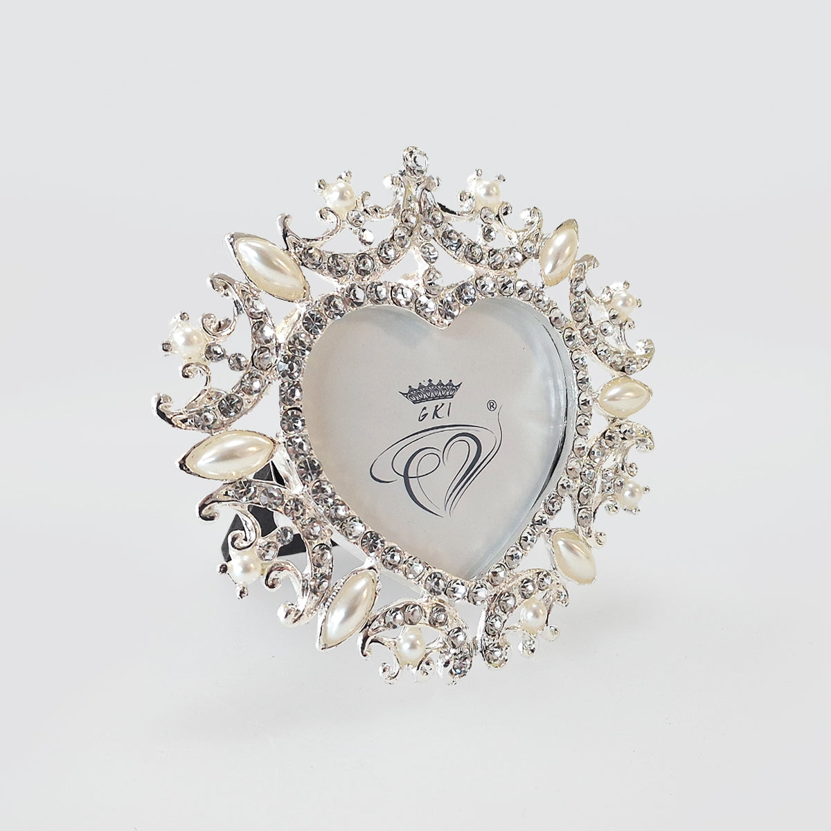 Small Heart Diamante Frame