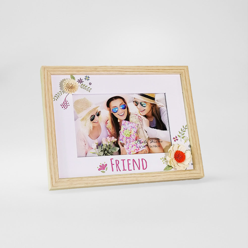 Natural 4x6 'Friend' Frame