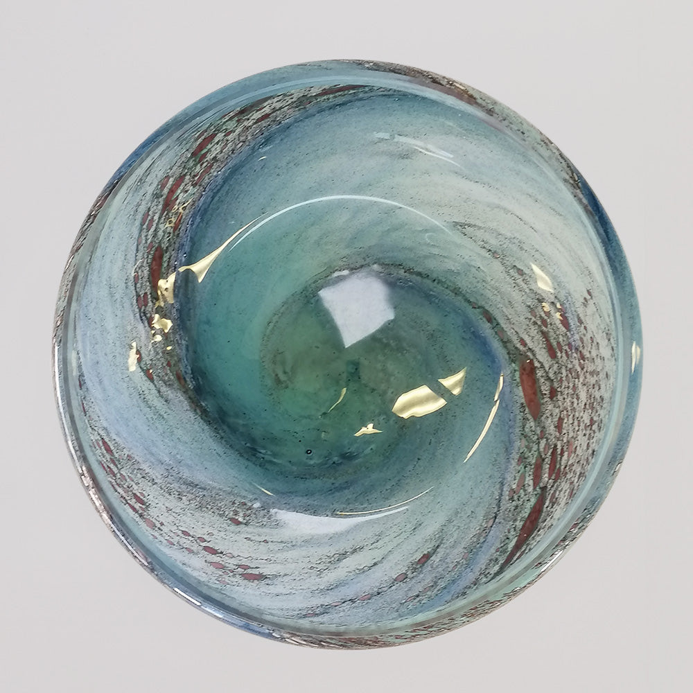 Lumi Glass Bowl Blue