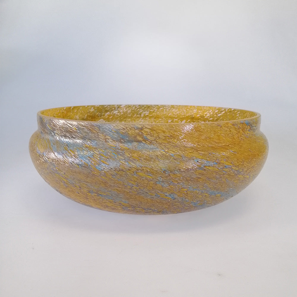 Lumi Glass Bowl Amber