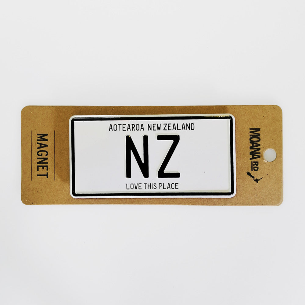 'NZ' Numberplate Style Magnet