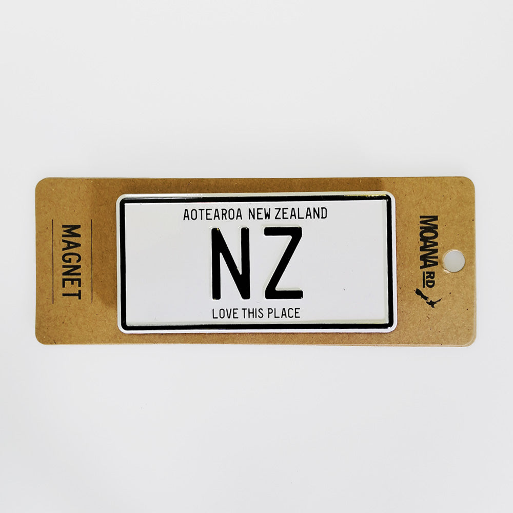 Moana RD - 'NZ' Numberplate Style Magnet