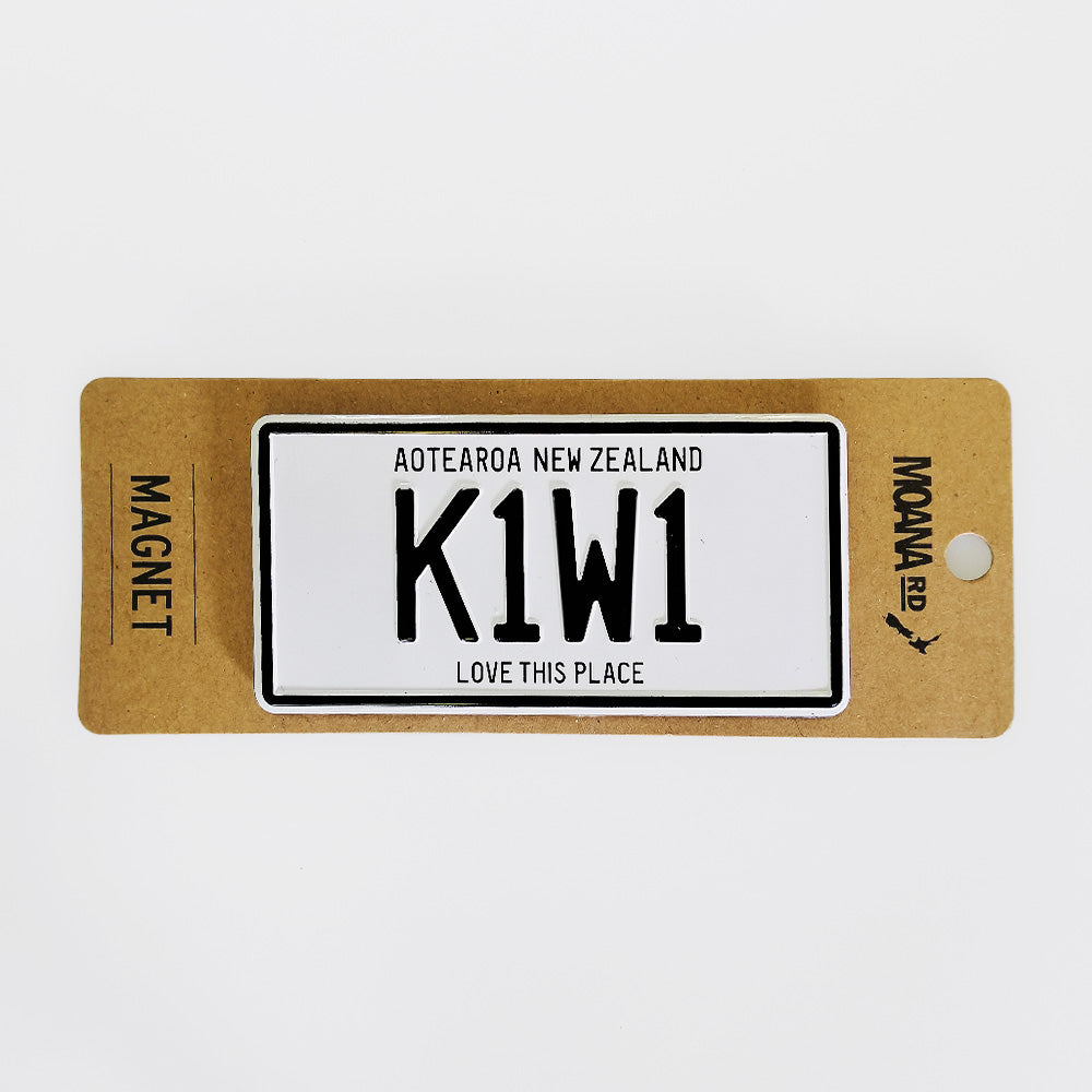 'Kiwi' Numberplate Style Magnet