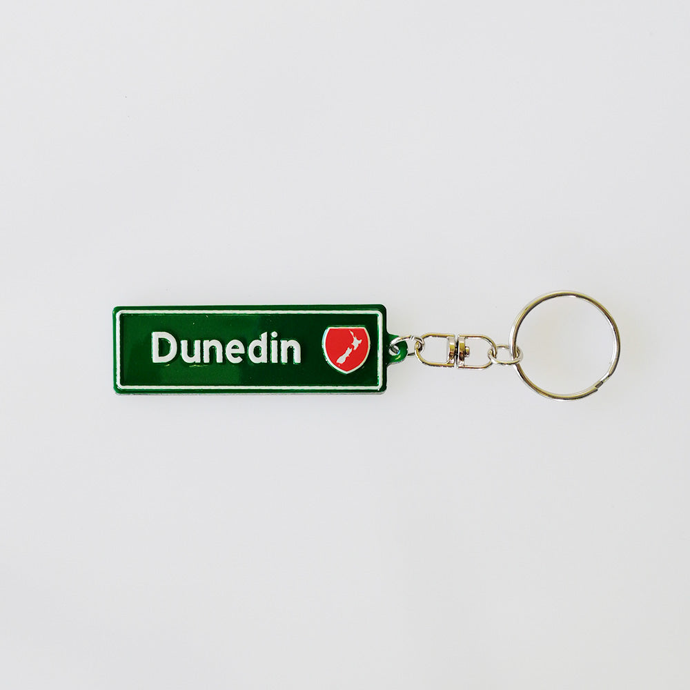 Moana RD - 'Dunedin' Road Sign Keyring
