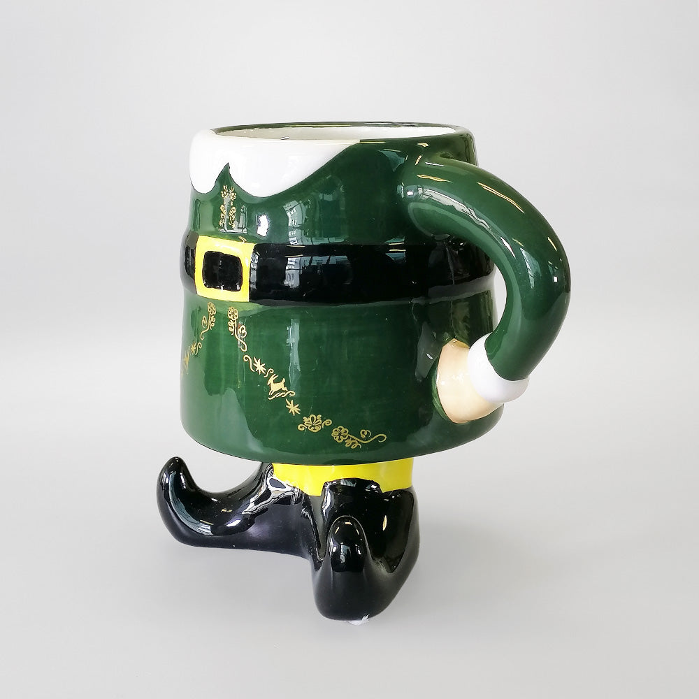 Elf Cocoa Mug With Marshmallows