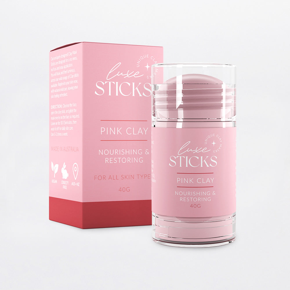 LuxeStick - Pink Mineral Clay Stick