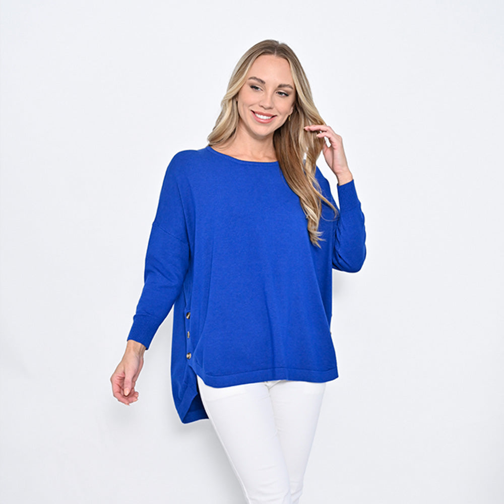 3 Button Knitted Top