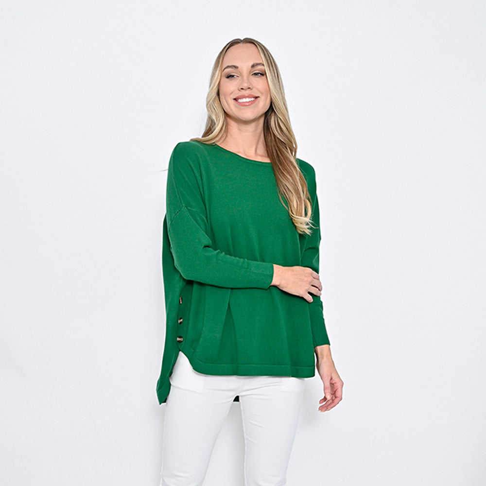 3 Button Knitted Top