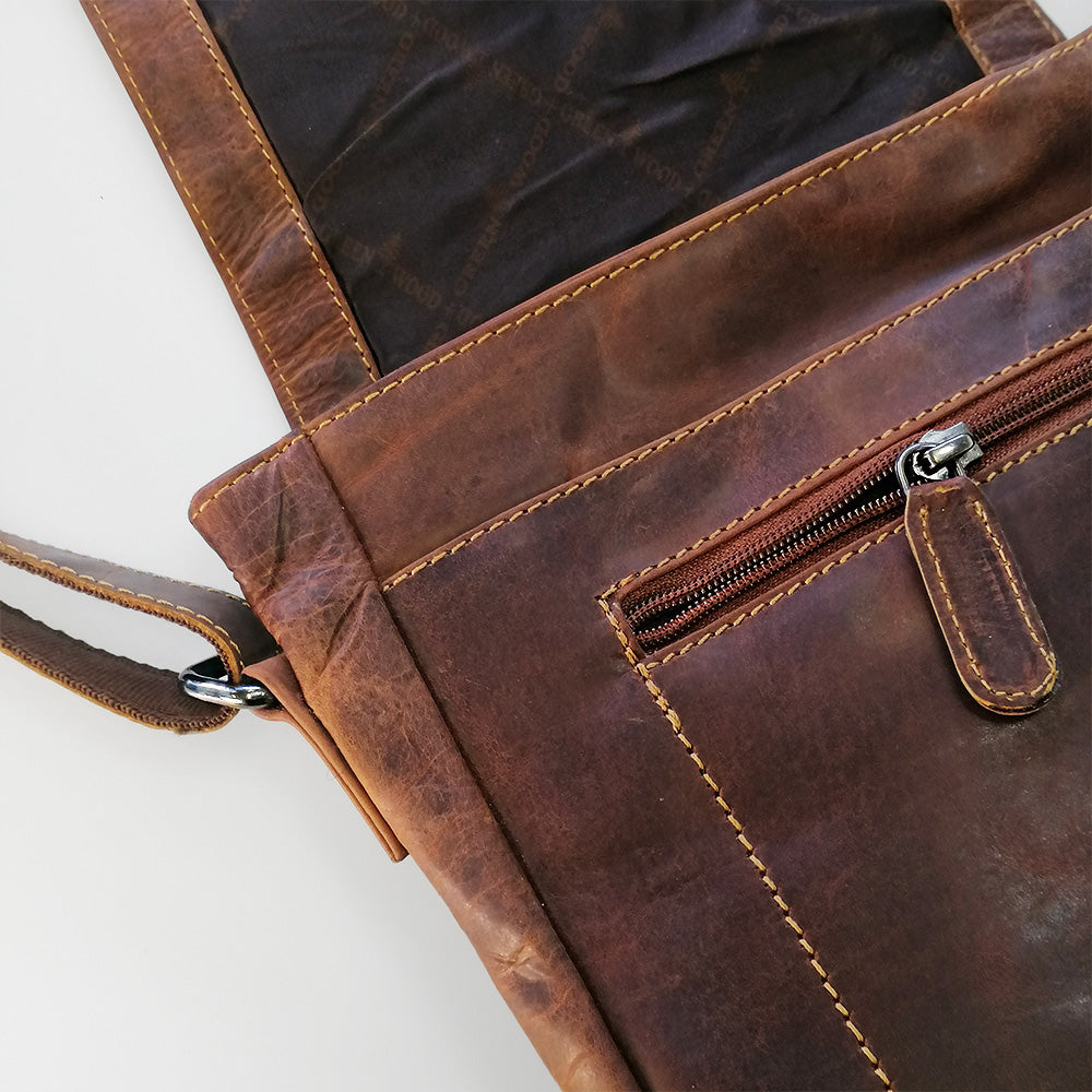 Shoulder Satchel - Sandel Leather