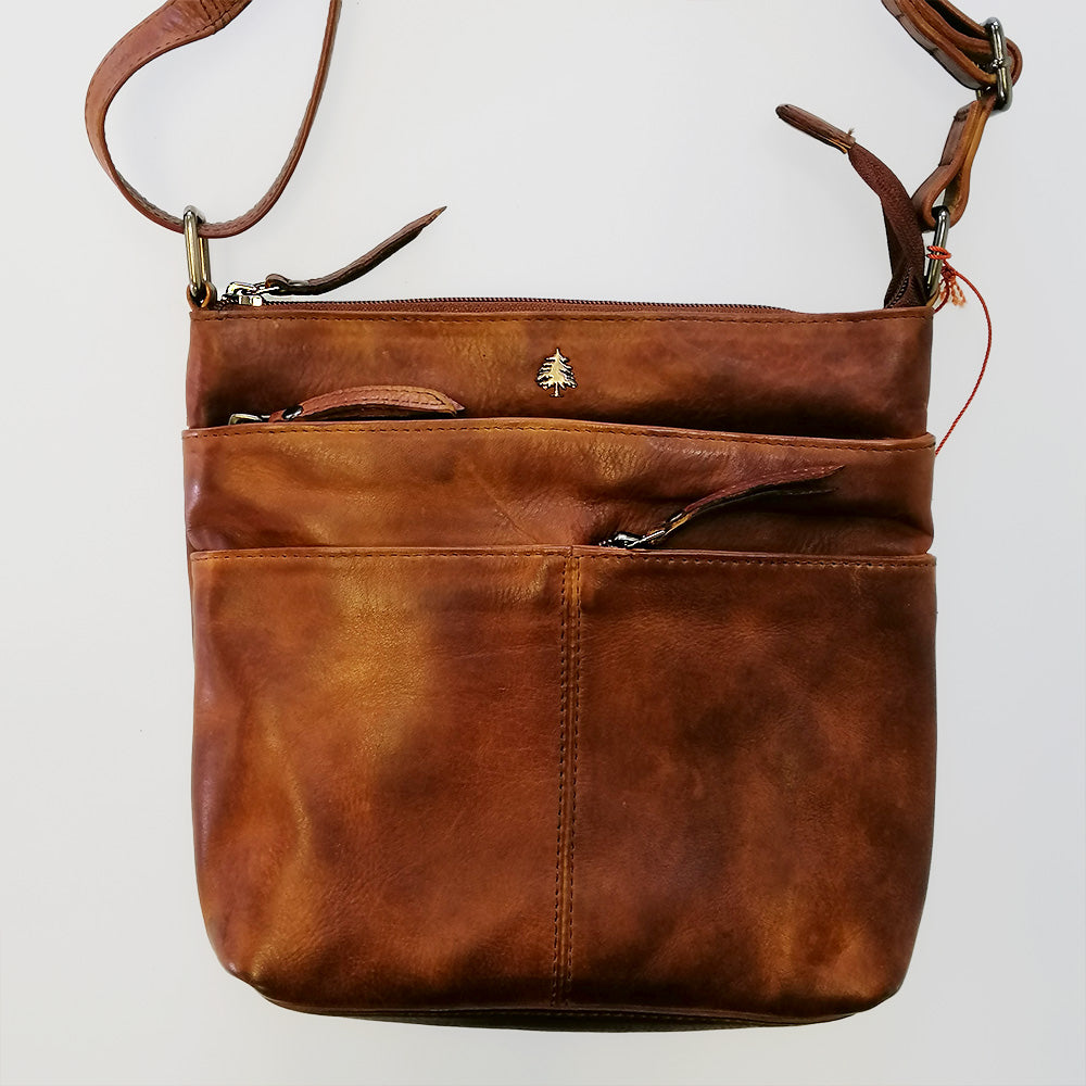 Small Shoulder Bag - Cognac Leather