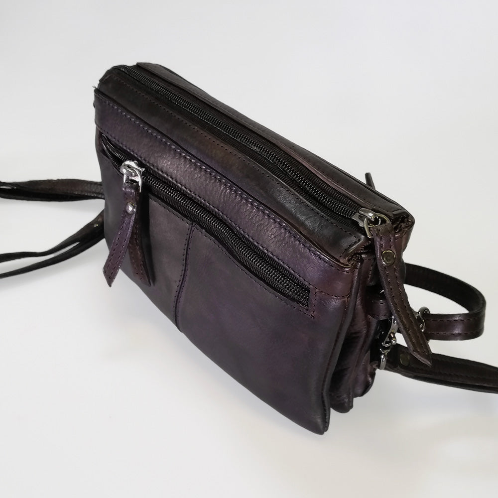 Brown Weave - Leather Bag