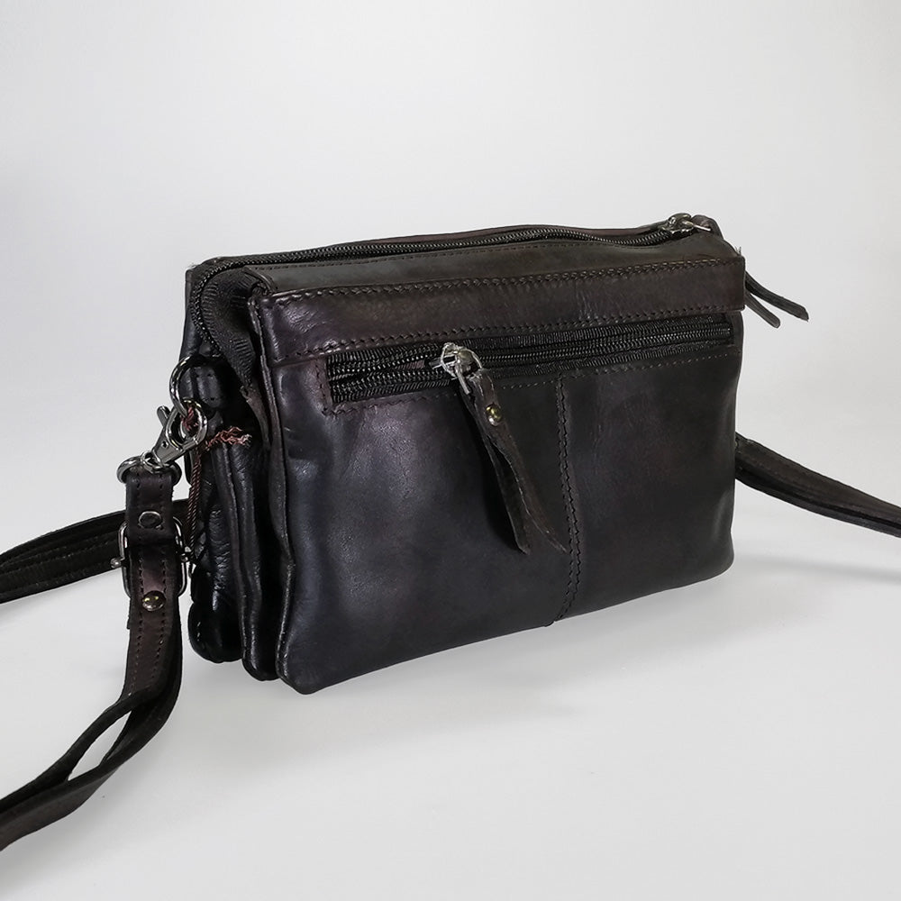Brown Weave - Leather Bag