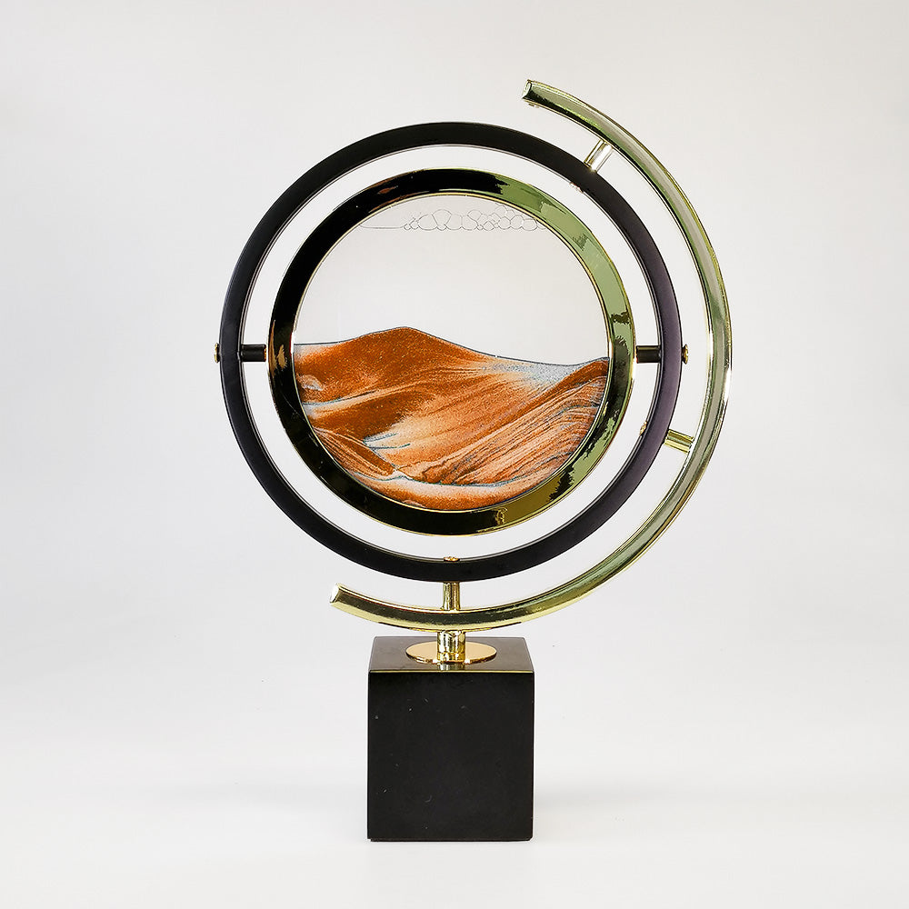 Brass Sand Picture Decor - Half Ring