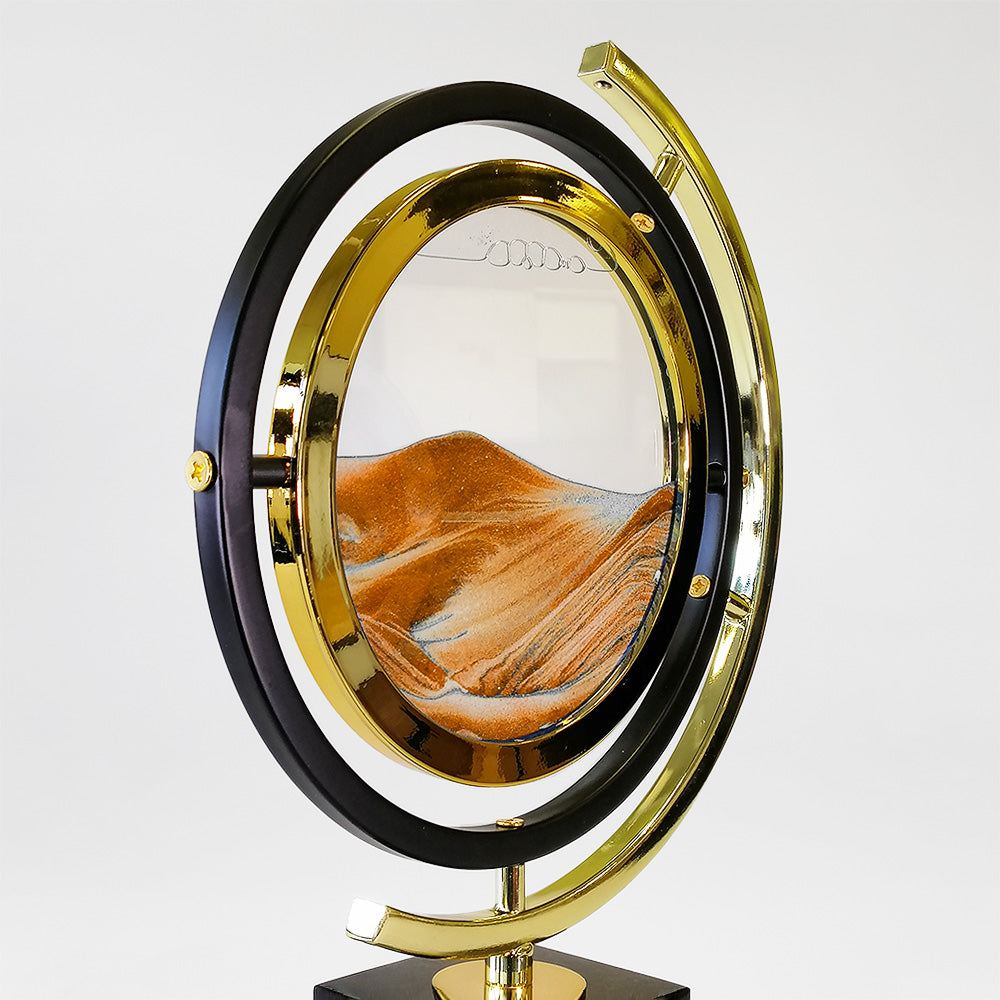 Brass Sand Picture Decor - Half Ring