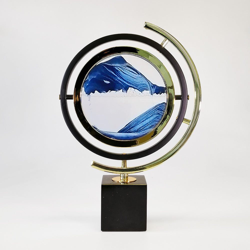 Brass Sand Picture Decor - Half Ring
