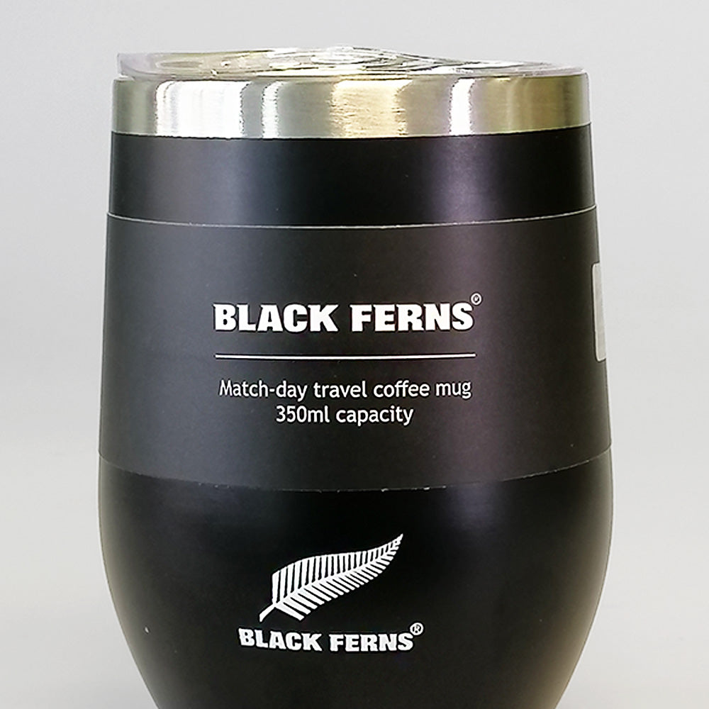 Black Ferns Tumbler With Lid - Black