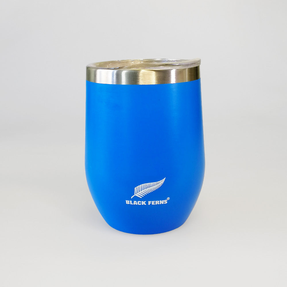 Black Ferns Tumbler With Lid - Blue