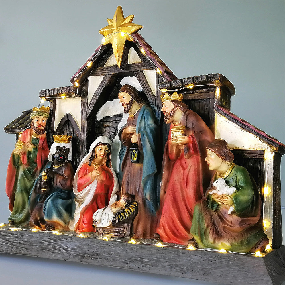 Nativity Diorama - WIth USB Lights