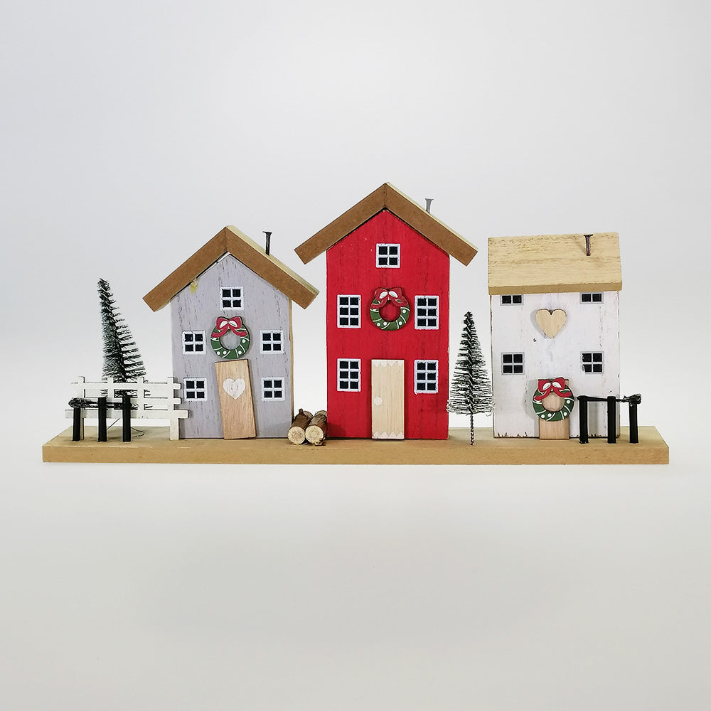 Christmas House Scene - 30cm