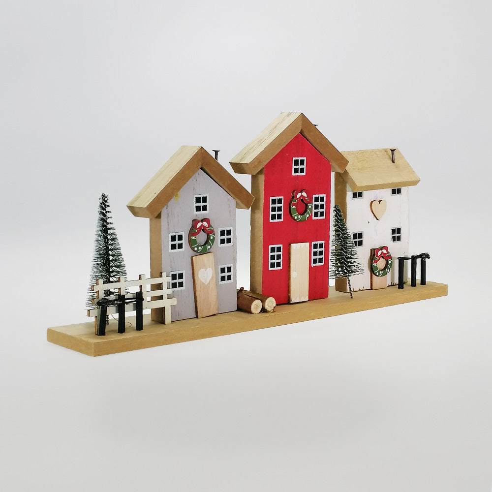 Christmas House Scene - 30cm