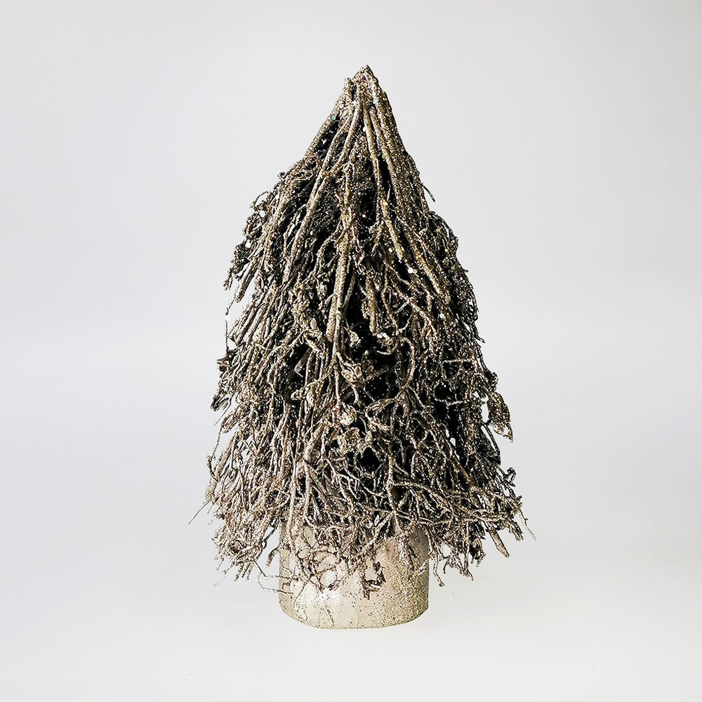 Gold Twig Christmas Tree - 30cm