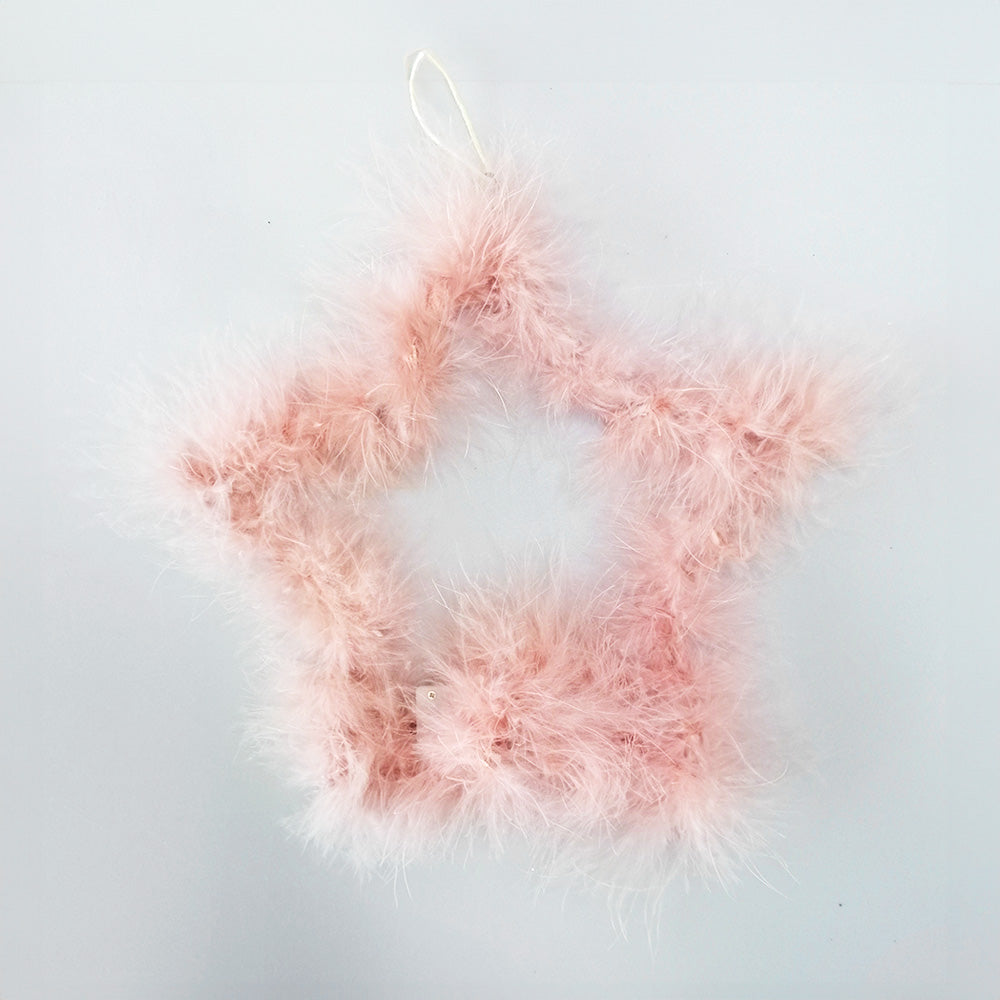 LED Feather Star - Pink