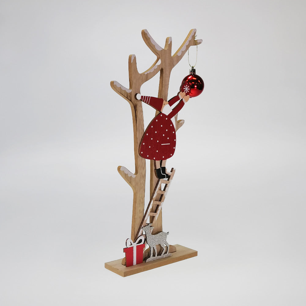 Santa 'Hanging Bauble' Decor