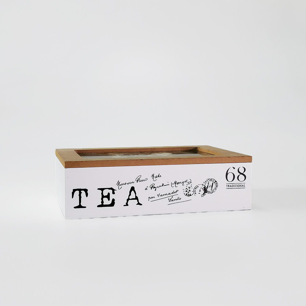 Tea Box W/ Glass Lid
