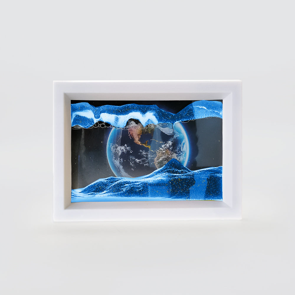 Sand Pictures - 'Earth' W/ Mirror