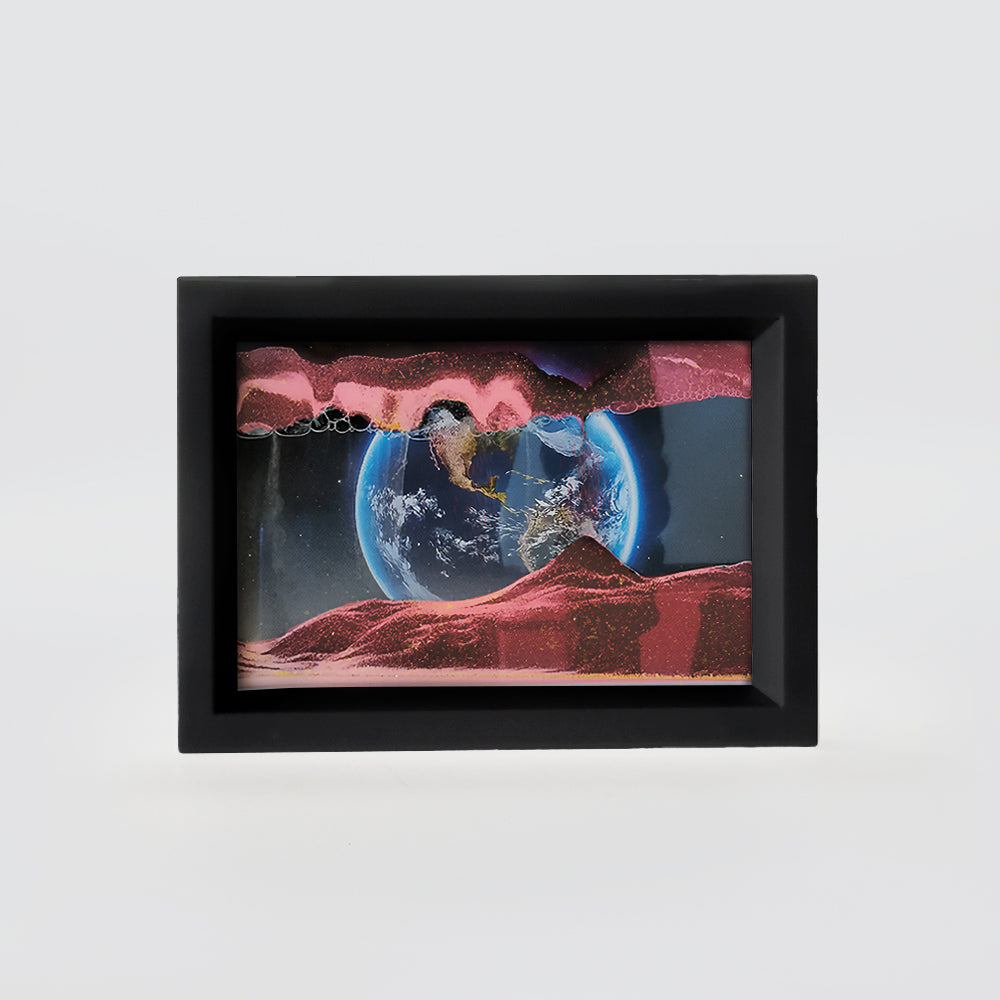 Sand Pictures - 'Earth' W/ Mirror