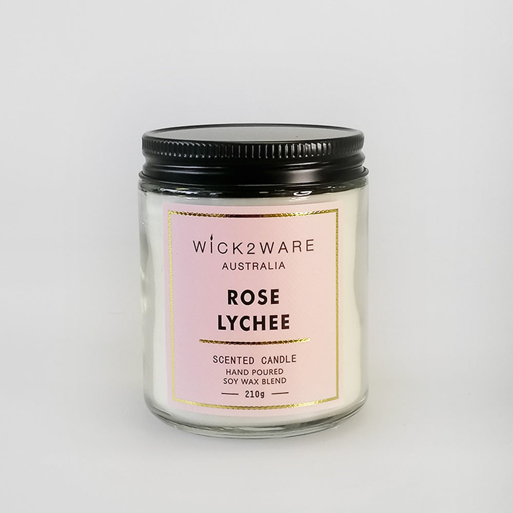 Glass Candle Jars - Floral Range