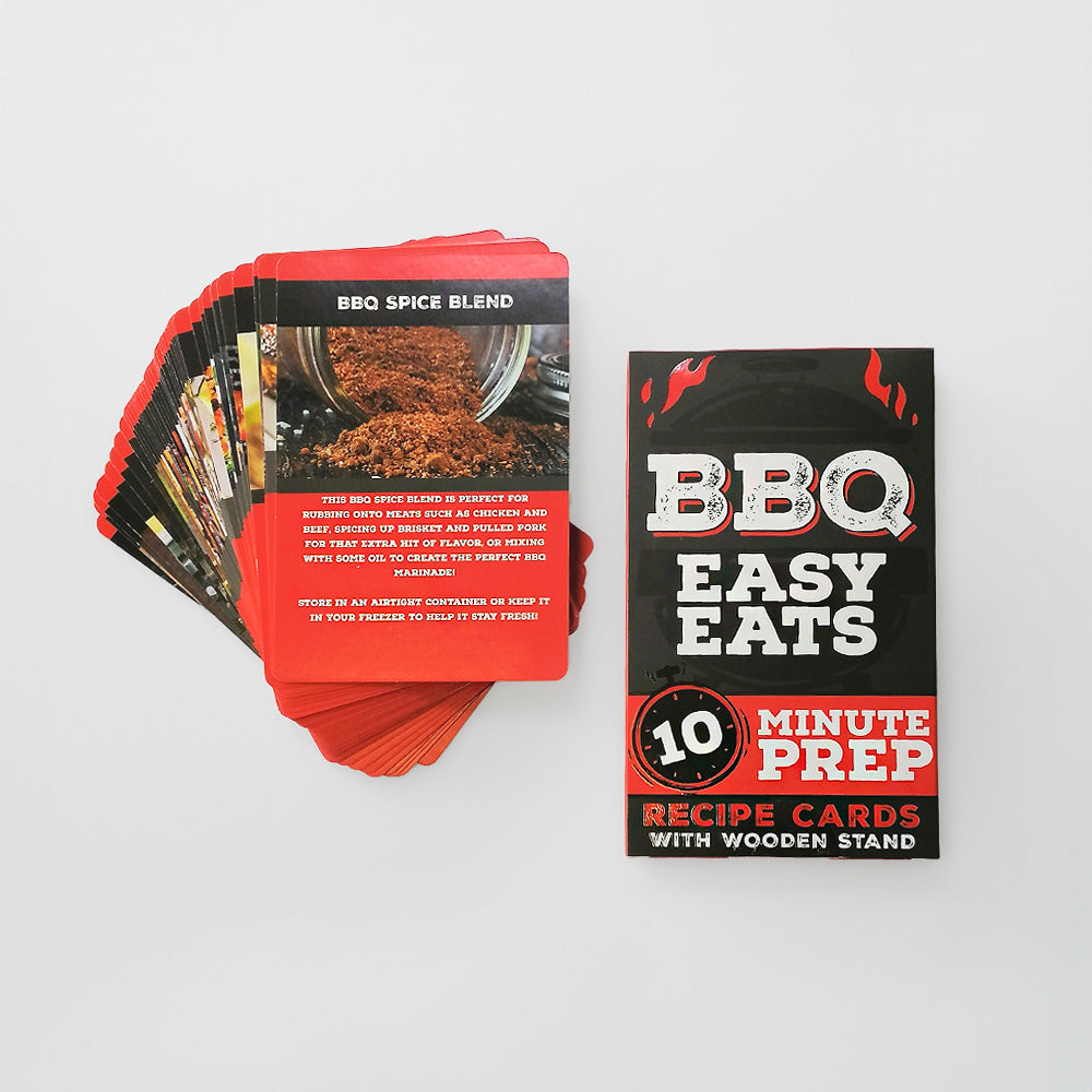 10 Min BBQ Eats' Recipe Cards