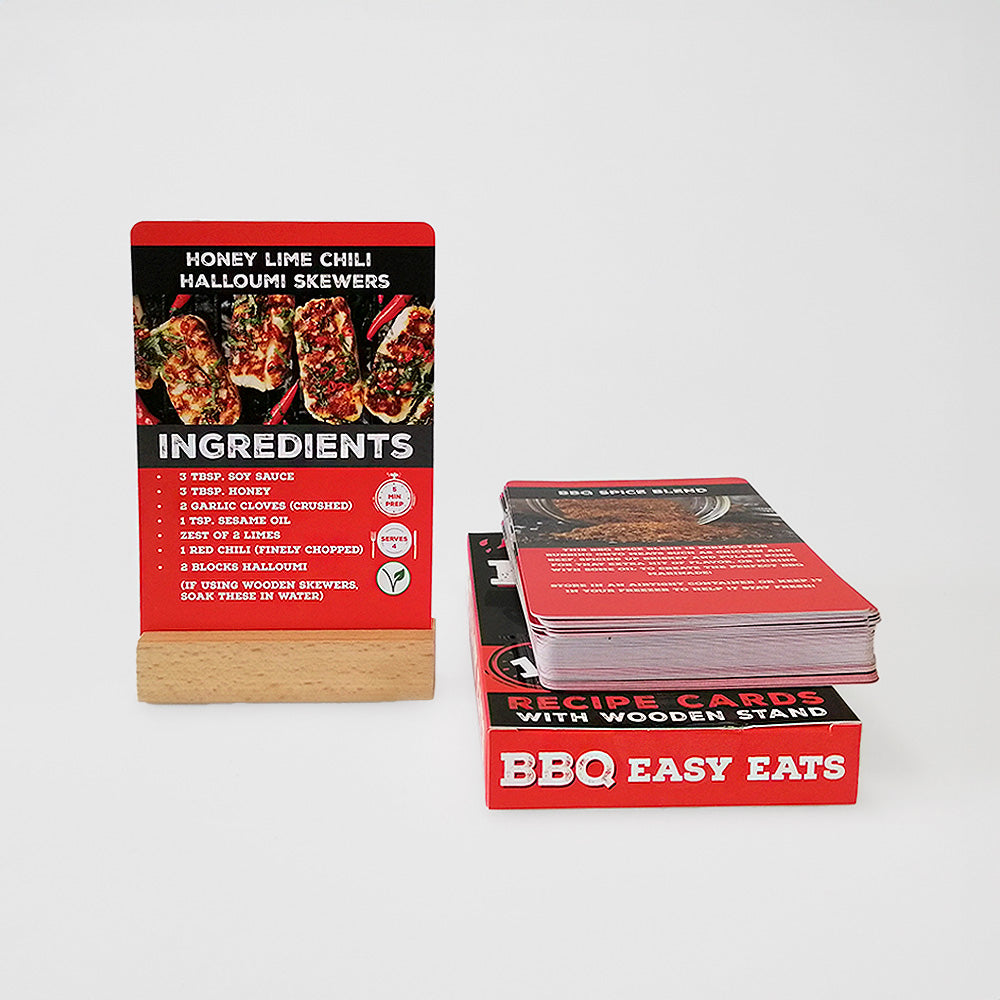 10 Min BBQ Eats' Recipe Cards
