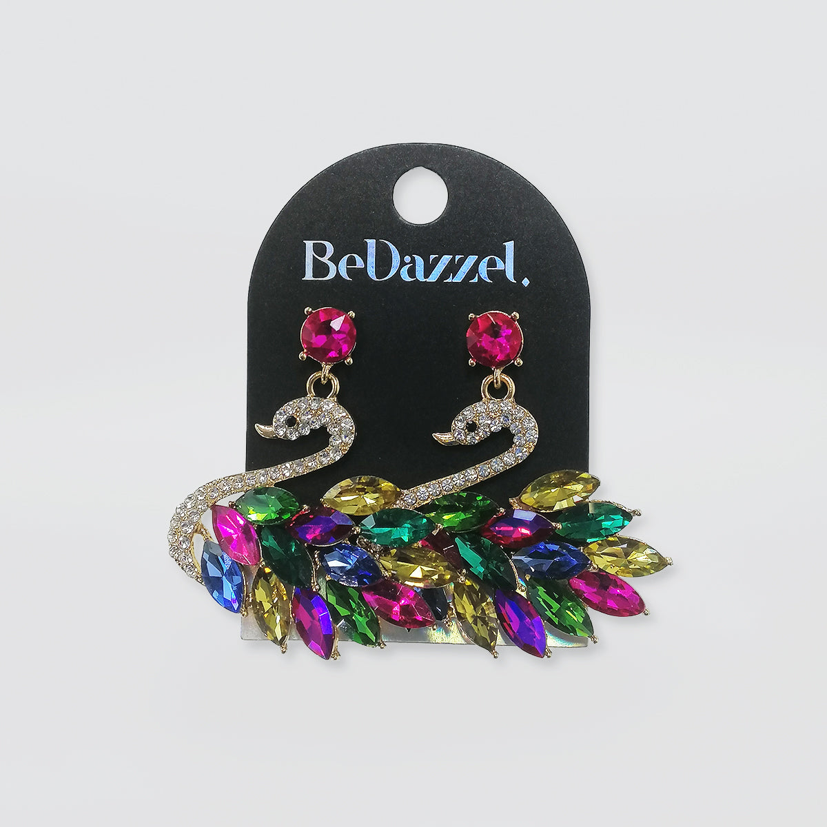 Bedazzel 'Crystal Swan' Earrings