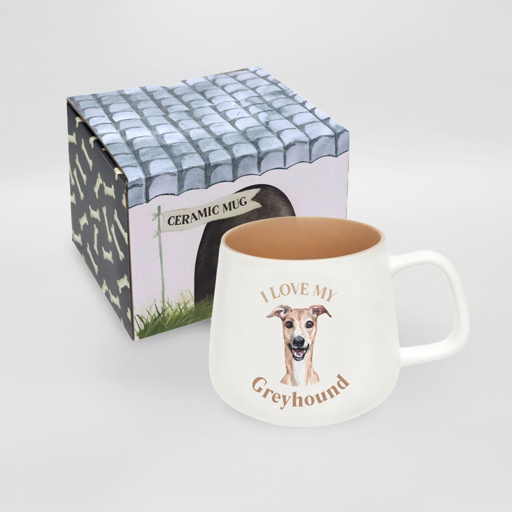 I Love My Greyhound' Mug
